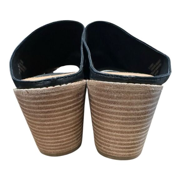 New SOFFT Women's Strathmore Black Leather Heeled Slide Sandals11 - Picture 5 of 6